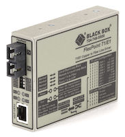 Flexpoint Async RS232 Extender - Fiber DB9 Female SC SM 30-km
