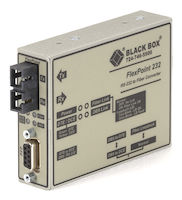 Flexpoint Async RS232 Extender - Fiber DB9 Female ST SM 30-km