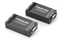 Async RS232 Extender over CATx - DB9 with Control Signals to Terminal Block