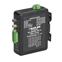 Async RS232/422/485 (2) Extender Fiber - Terminal Block to ST Multimode