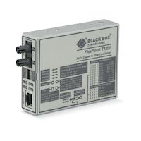 FlexPoint Managed T1/E1 Media Converter - T1/E1 Copper to Singlemode Fiber, 1300nm, 28km, ST, EU