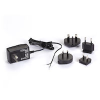 Wallmount Power Supply with Bare Leads - 100-240VAC/12-VDC