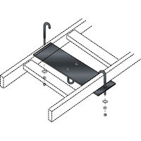 Rack-to-Runway Mounting Plate - Black