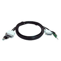 Secure KVM Cable - Each end (1) USB, (1) or (2) Dual-Link DVI, (1) 3.5mm Audio
