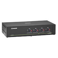 Secure KVM Matrix Switch, NIAP 3.0 Certified - 4 Users, DVI-I, USB, Audio, CAC