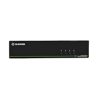 Secure KVM Switch, NIAP 3.0 Certified - 4-Port, Quad-Monitor, DVI-I, PS2, USB, Audio, CAC