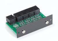 RS232 Passive Splitter Rackmount Card - RJ45, 4-Port