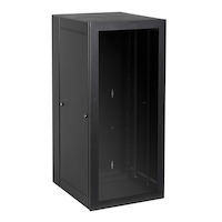 Wallmount Cabinet/Rack Enclosure - 25U, 540 W x 622 D mm, 483mm (19”) Rackmount, M6 Rails, Locking Plexiglass Window Front, Double-Hinged, 159-kg Capacity