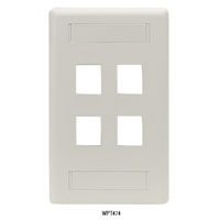 GigaStation2  Keystone Wallplate - Single-Gang