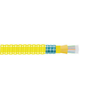 OS2 9/125 Singlemode Bulk Fiber Optic Distribution Cable - Indoor, Interlocking Armored, Tight-Buffered, OFCP Plenum